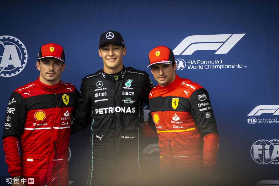 法拉利鏖战阿斯顿马丁，拉塞尔带队取胜